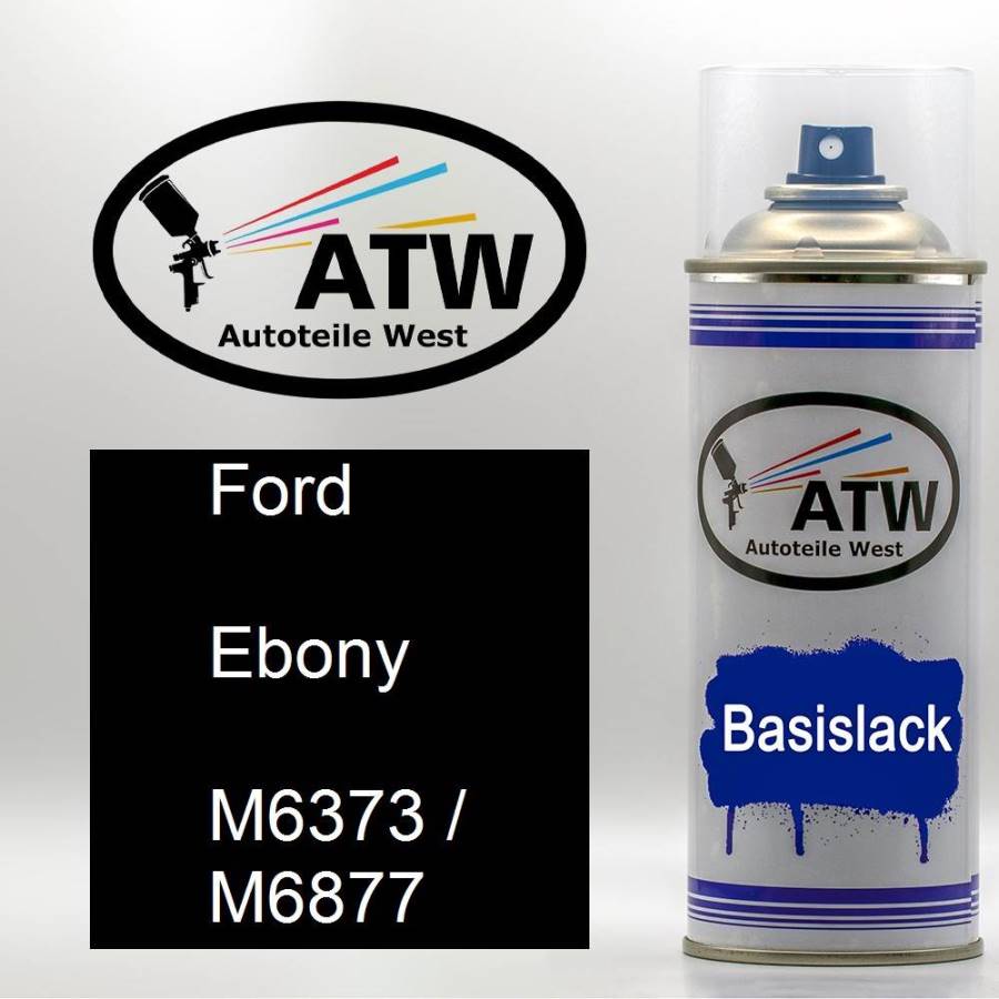 Ford, Ebony, M6373 / M6877: 400ml Sprühdose, von ATW Autoteile West.